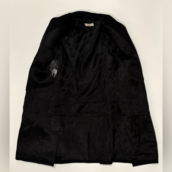 Prada Black Double-Breasted Women’s Coat size EU 44 - Picture 4 of 5